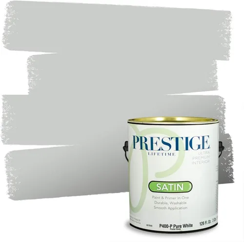 Miniatura 10 de PRESTIGE Paints - Pintura interior e imprimación en uno, 1 galón, cáscara de huevo, pimienta envejecida