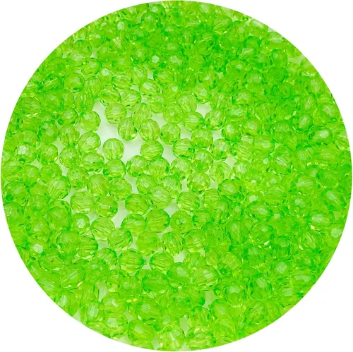 Miniatura 15 de 400 cuentas de cristal redondas acrílicas de 0.315 pulgadas (0.315 in), cuentas espaciadoras facetadas de color para hacer joyas, bricolaje, Rosa
