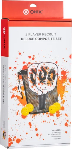 Miniatura 13 de Onix Pickleball Paddle Set with 2 Composite Paddles and 4 Balls — Durable Construction, Stylish Graphics, 90-Day Limited Warranty