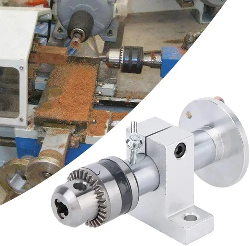 Miniatura 4 de Centro giratorio vivo de carpintería de bricolaje con llave para mini máquina de torno