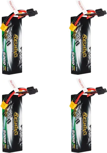 Miniatura 6 de Gens ace 5200mAh 2S1P 35C 7.4V G-tech Bashing Series Lipo Battery Pack Hardcase 24# con EC3, T y XT60 adaptador (2 piezas)