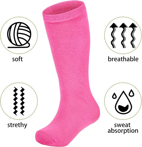 Miniatura 86 de Zando Calcetines de fútbol para niños, hasta la rodilla, para jóvenes, béisbol, fútbol, sóftbol, niños y niñas, de algodón suave sobre