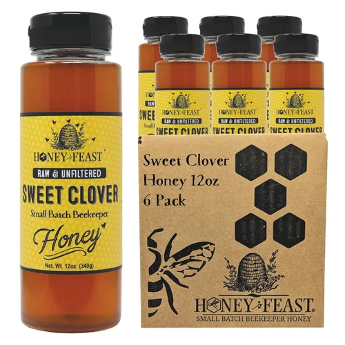 Miniatura 10 de Honey Feast, Miel de Flor Silvestre, 12 Onza