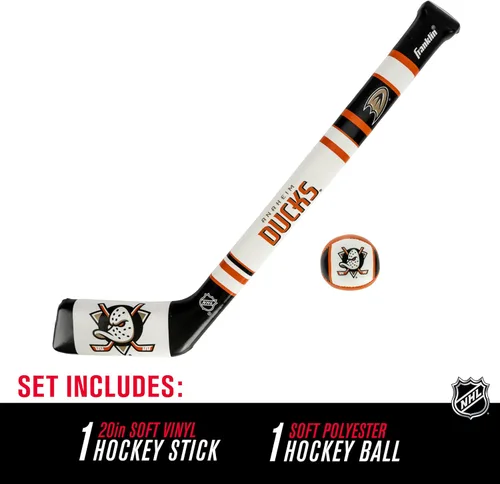 Miniatura 2 de Franklin Sports NHL Team juego de palos de hockey blandos mini - Palo y pelota de espuma de mini hockey blandos del equipo NHL - Gran juguete