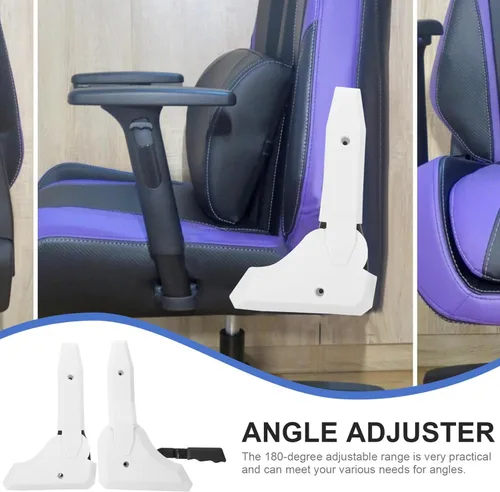 Miniatura 3 de Homoyoyo Silla de herramientas giratoria, ajustador de ángulo, reguladores de silla de oficina para juegos, sintonizadores de ángulo múltiple