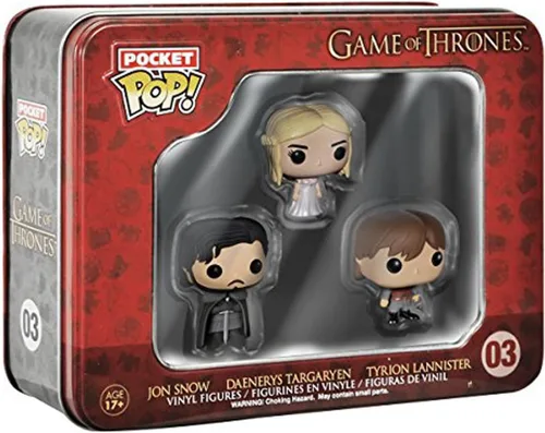 Miniatura 2 de Funko: Pocket Pop! de Juego de Tronos Lata con mini-figuras de vinilo (3 unidades)