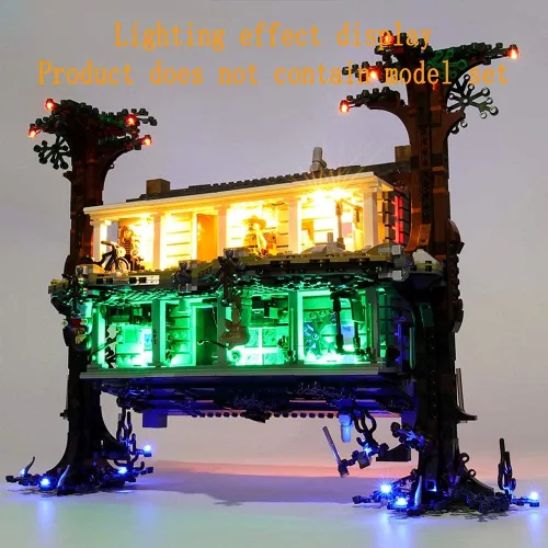 Miniatura 8 de GEAMENT Kit de luces de versión mejorada para Stranger Things The Upside Down - Compatible con el modelo de bloques de construcción Lego 75810