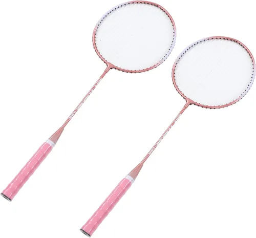 Miniatura 5 de Raqueta de bádminton, marco en forma de T, agarre antideslizante, raqueta profesional para principiantes, estudiantes, entrenamiento, escuela