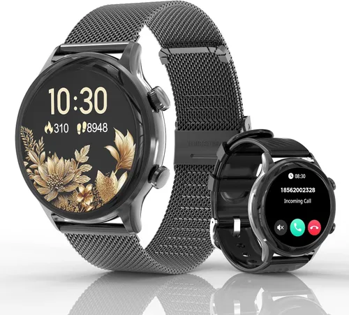 Miniatura 9 de Relojes inteligentes para mujer, reloj inteligente deportivo para responderhacer llamadas, IP68 rastreadores de fitness con frecuencia cardíaca