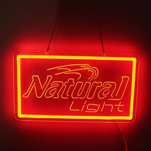 Miniatura 7 de Coron Letrero de Neón de Loro Luces de Neón para Decoración de Bar, Luces de Cerveza de Palmera Letrero de Neón LED Regulable Letreros Luminosos