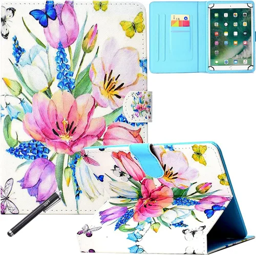 Miniatura 23 de NewShine - Funda universal para tablet de 7.9 a 8.5 pulgadas, funda de piel sintética para iPad mini 1/2/3/4, Galaxy Tab 3/4/Note 8.0, Amazon Kindle