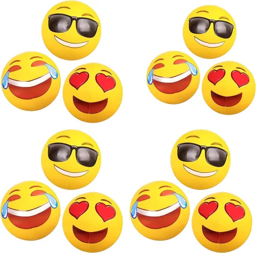 Miniatura 7 de Coconut Float Emoji - Pelotas de playa inflables de 18 pulgadas, ideales para fiestas de verano y eventos de natación