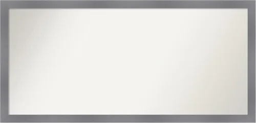 Miniatura 399 de Amanti Art Espejo personalizado, espejo de baño gris plomo a rayas, espejo de pared o espejo de tocador de baño sobre el fregadero