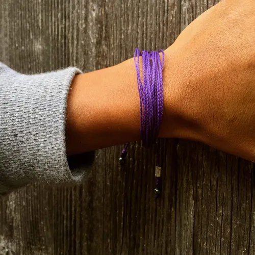 Miniatura 85 de Rumi Sumaq Pulsera de concientización para hombres, mujeres y niños – Pulsera de apoyo tejida ajustable anudada a mano – Pulsera de conciencia sutil