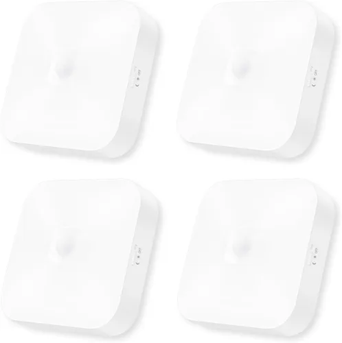 Miniatura 12 de Luz de techo recargable con sensor de movimiento WhitePoplar para interiores con control remoto, luz recargable con sensor de movimiento inalámbrica