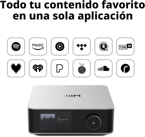Miniatura 8 de WiiM Amp Ultra con control remoto por voz 2 Amplificador de transmisión de 100W con DAC ESS ES9039Q2M premium y amplificadores TI TPA3255 duales