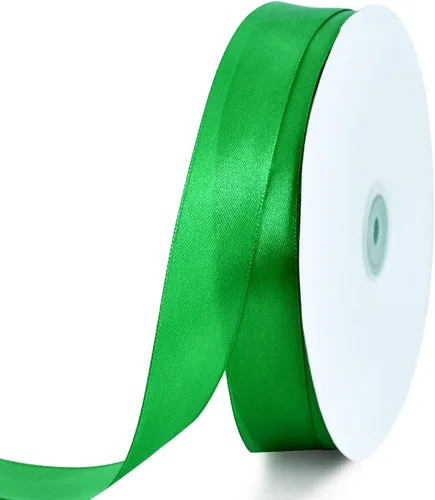 Miniatura 13 de TONIFUL 1-1/2 Pulgadas (40mm) x 100 Yardas de Cinta de Satén Verde Oscuro Ancha de Tela Sólida para Envolver Regalos, Cinta para Silla, Cinta