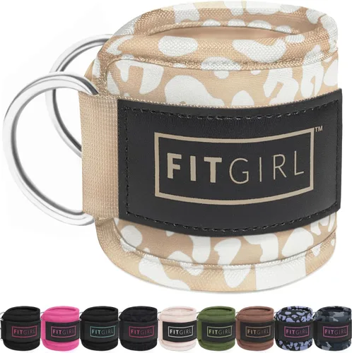 Miniatura 8 de FITGIRL Correa de tobillo para máquina de cable, acolchado de alta calidad y comodidad para máquinas de ejercicio con cable, accesorio de ejercicio