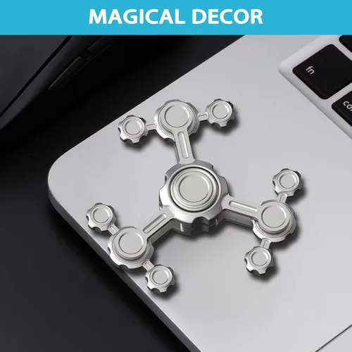 Miniatura 7 de Juguete giratorio antiestrés para niños y adultos, figura de metal, juguetes giratorios de mano para calcetines, regalos para adolescentes y niños