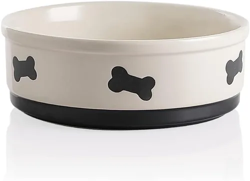 Miniatura 56 de Sweejar Cuencos de Cerámica para Perros, Plato de Comida para Perros Pequeños y Gatos, Cuenco de Porcelana Resistente para Mascotas para Comida