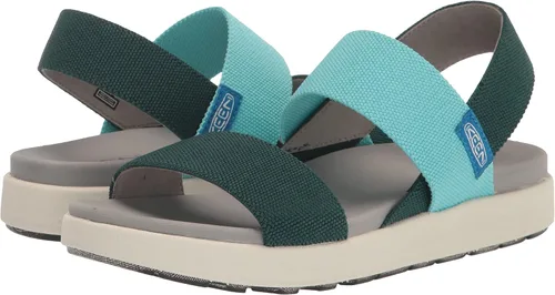 Miniatura 6 de KEEN Sandalias de cuña Elle Backstrap Casual Plataforma de punta abierta para mujer