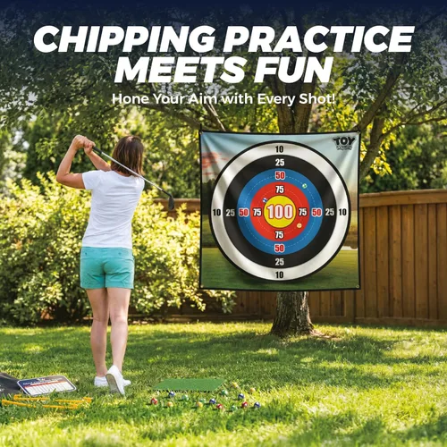 Miniatura 2 de TOY Life Chipping - Tapetes de práctica de golf, juego de golf, tapete de entrenamiento para interiores y exteriores, para adultos, familia, niños