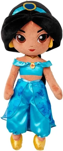 Miniatura 18 de Disney Store - Muñeca oficial de princesa de Disney en peluche, Tiana, mediana 14 pulgadas, de peluche suave con características bordadas, juguetes