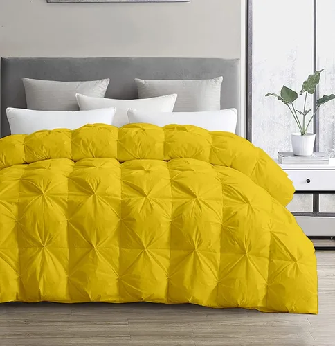 Miniatura 31 de SLEEP-NEST Edredón Twin XL - 68x92 pulgadas Ultra Suave para Todas las Estaciones Plisado Pinzado 1 Pieza Manta - Elegante Diseño Pintuck Edredón