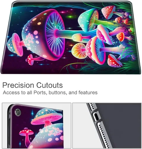 Miniatura 113 de Funda para tablet Fire 7 (12ª generación, versión 2022), delgada, a prueba de golpes, delgada, de piel sintética, con función de apagado/encendido