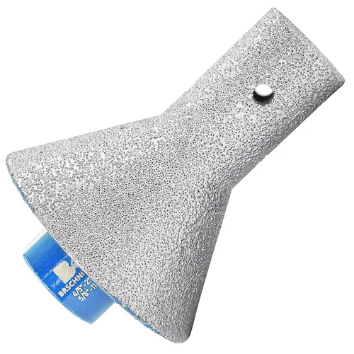 Miniatura 23 de Broca biseladora de diamante, brocas de fresado de dedo de diamante, BRSCHNITT 0-1 3/8 pulgadas (0.000 in-1.378 in) con rosca 5/8-11 para agrandar