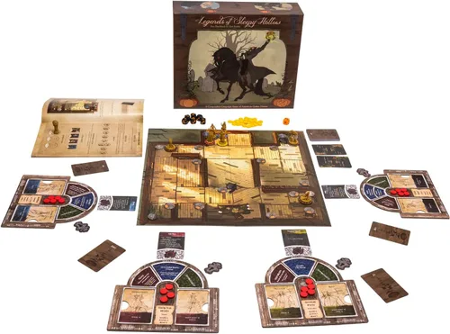 Miniatura 6 de Greater Than Games Legends of Sleepy Hollow Juego de mesa cooperativo Campaña de narración de terror 1 a 4 jugadores 30+ minutos A