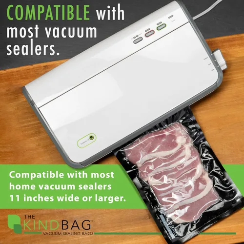 Miniatura 3 de The Kind Bag Bolsas de sellado al vacío para alimentos; grado alimenticio, sin BPA y aptas para congelador; herméticas, sin olor y sin humedad