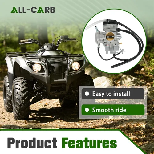 Miniatura 6 de Carburador de recambio ALL-CARB para Yamaha Bruin 250 350, Big Bear 250 400, Wolverine 350 450, Kodiak 400 450, YFM350, YFM400, YFM450, reemplazo