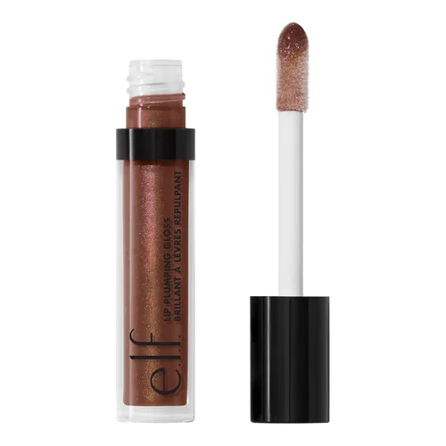Miniatura 14 de e.l.f. Brillo de labios con efecto voluminizador, color transparente de alto brillo, hidrata y crea labios más llenos con vitamina E, vegano y sin