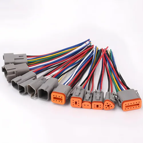 Miniatura 8 de Deutsch - Conector DT de 2 pines, 2 vías DT automotriz, impermeable, conector eléctrico macho hembra, arnés de cableado con cable de 16 AWG