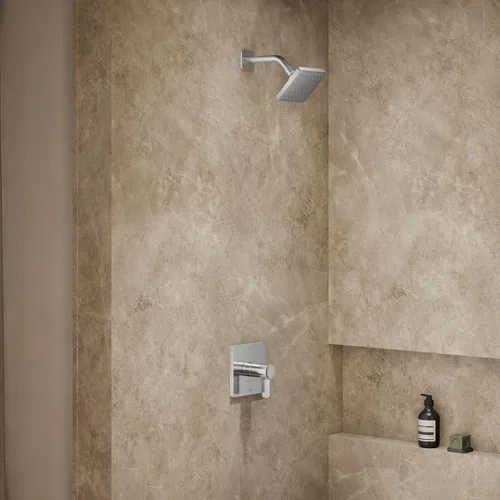 Miniatura 2 de KOHLER Juego de molduras de ducha Parallel Rite-Temp Cromo pulido