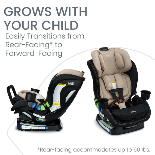 Miniatura 2 de Britax Poplar S Asiento convertible para automóvil, asiento de automóvil 2 en 1 con diseño delgado de 17 pulgadas, tecnología ClickTight