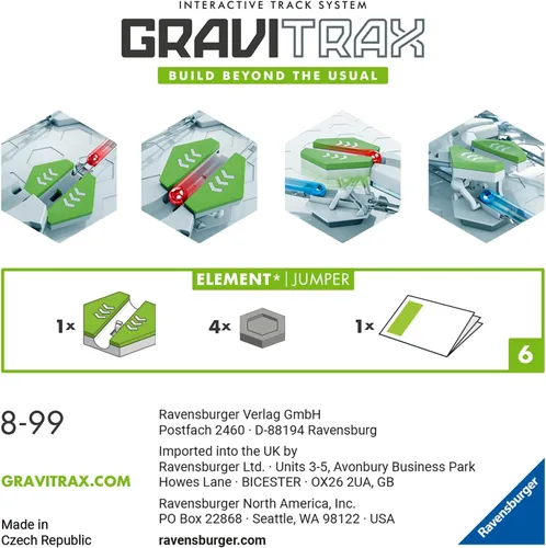 Miniatura 4 de Ravensburger GraviTrax: Accesorio para saltar Juguete STEM para niños de 8 años en adelante Compatible con todos los sistemas GraviTrax Sistema