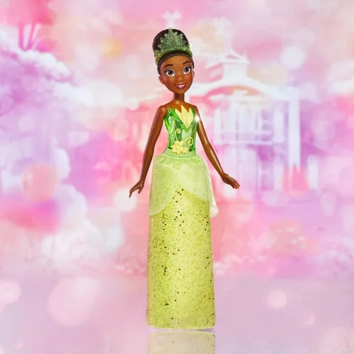 Miniatura 6 de Disney Princess Royal Shimmer Tiana - Muñeca de moda con falda y accesorios, juguete para niños a partir de 3 años