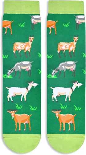 Miniatura 4 de Zmart Animal Socks For Men Women Goat Horse Guines Pigs Cow Gifts, Goat Horse Guines Pigs Monkey Socks