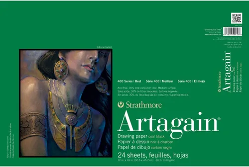 Miniatura 4 de Bloc de 24 hojas surtidas de Strathmore STR-445-9 Artagain, 9 pulgadas x 12 pulgadas. Surtido