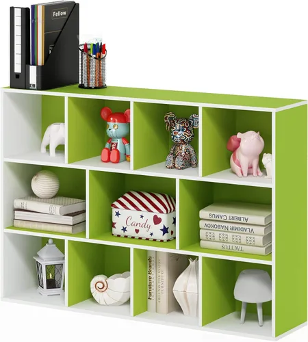 Miniatura 16 de Furinno - Estantería abierta reversible de 5 cubos, color blanco y rosado, 11069WH/PI Blanco/Rosa