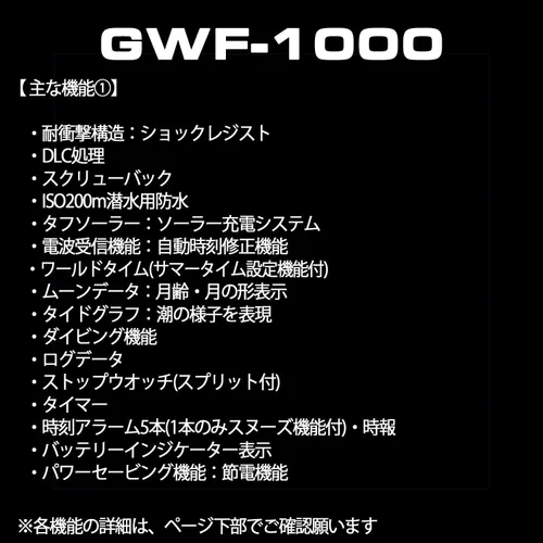 Miniatura 4 de Casio G-Shock, reloj de cuarzo con carátula de resina GWF-10001JF (Importado de Japón, sin garantía)
