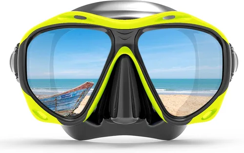 Miniatura 10 de COPOZZ Snorkel Mask Adult – Anti-Fog Scuba Mask with Nose Cover, Tempered Glass Snorkeling Gear for Adults