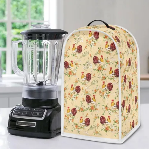 Miniatura 7 de Aztec Cow - Funda para batidora de girasoles con mango superior, ligera, lavable, para cocina, cafetera, decoración de procesadores de alimentos