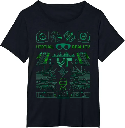 Miniatura 20 de Camiseta de realidad virtual VR Retro Gamers, Negro, S