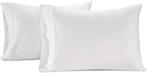 Miniatura 52 de Lane Linen Juego de 2 fundas de almohada 100 % de algodón, tamaño estándar, se adapta a almohadas estándar y Queen, fundas de almohada lujosas