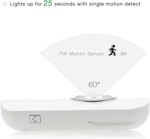 Miniatura 6 de Sensky Luz Nocturna con Sensor de Movimiento 3-en-1 Enchufable, Linterna Recargable, Luz de Emergencia para Dormitorio, Baño, Sala de Estar