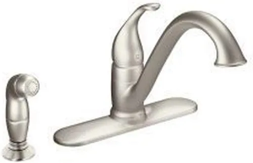 Miniatura 9 de Moen 7840 Camerist - Grifo de cocina de arco bajo con una manija, cromado