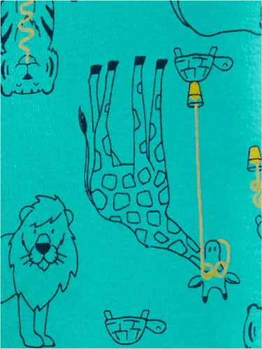 Miniatura 4 de Simple Joys by Carter's - Pijama de algodón con pies ajustada para niños pequeños y bebés, paquete de 3